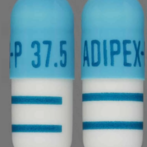 Blue & White Adipex-P 37.5 mg
