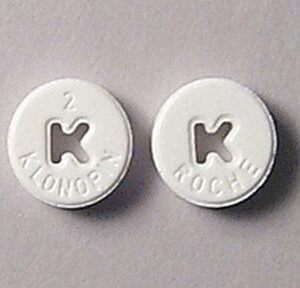 Klonopin 2mg (white)